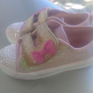 Skechers Crystal Stars pink sneakers